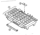 Sears 27258070 keyboard assembly diagram