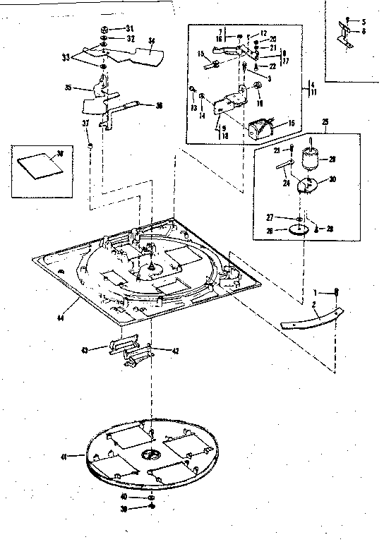 Lower platen components