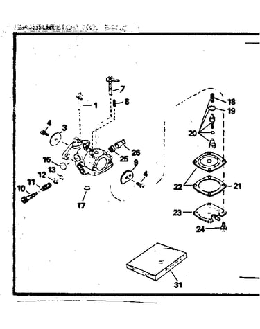 Carburetor no. 632129