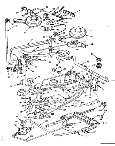 Burner section