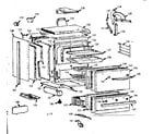 Kenmore 1037884610 oven body section diagram