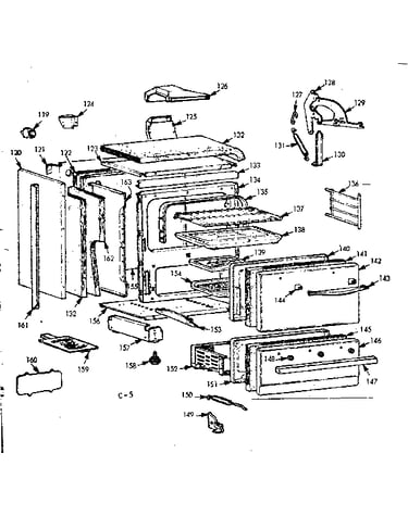 Oven body section
