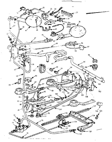 Burner section