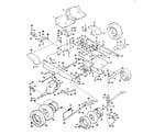 Craftsman 1318550 transaxle/wheel assembly diagram