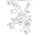 Craftsman 1318550 starter generator assembly and battery diagram
