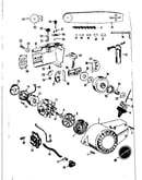 Flywheel assembly with roller nose