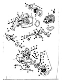Crankcase with complete pump assembly