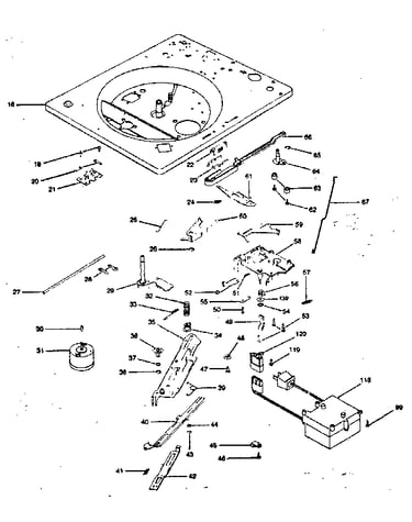 Main plate sub assembly