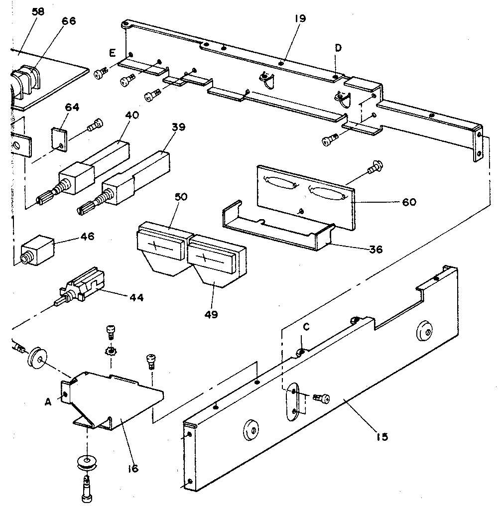 Right and left front chassis assembly