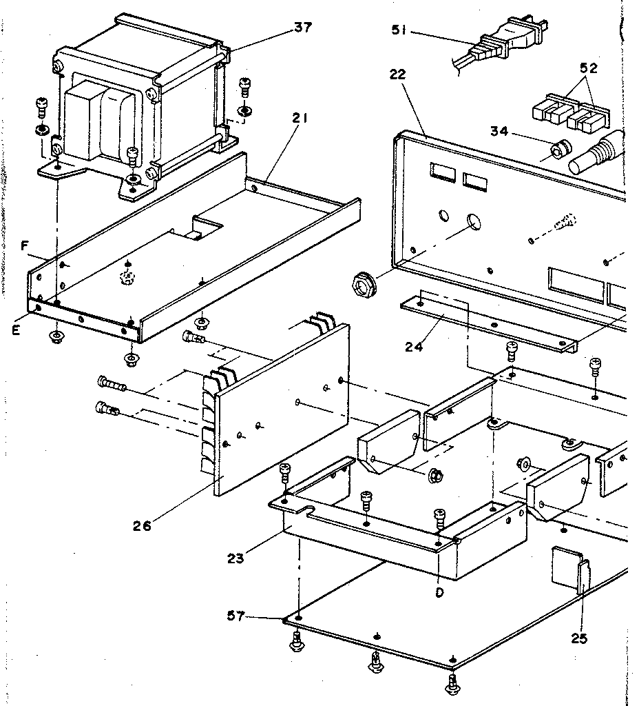 Power transformer chassis