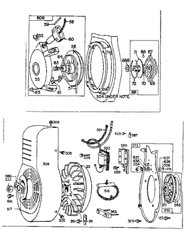 Flywheel assembly and rewind starter