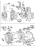 Generator starter and flywheel assembly