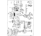 Briggs & Stratton 193401 TO 193467 (0010 - 0030) replacement parts diagram