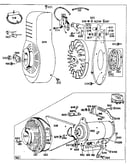 Electric starter and flywheel assembly