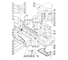 Kenmore 1753195080 nozzle and motor assembly diagram