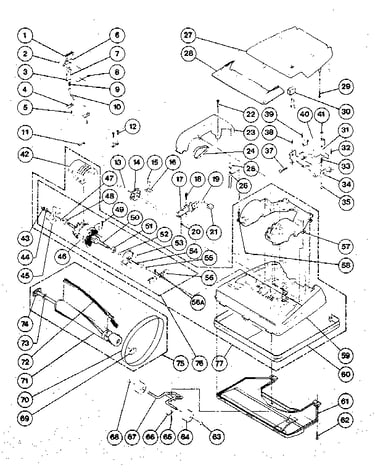 Nozzle and motor assembly