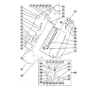Kenmore 1753195080 handle and bag housing diagram
