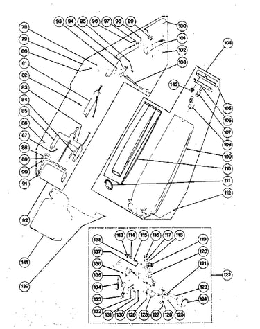 Handle and bag housing