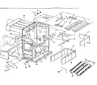 Kenmore 610742051 combustion chamber assy diagram