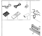 LXI 56453280550 front panel assembly and accessories diagram
