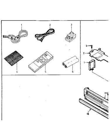 Front panel assembly and accessories