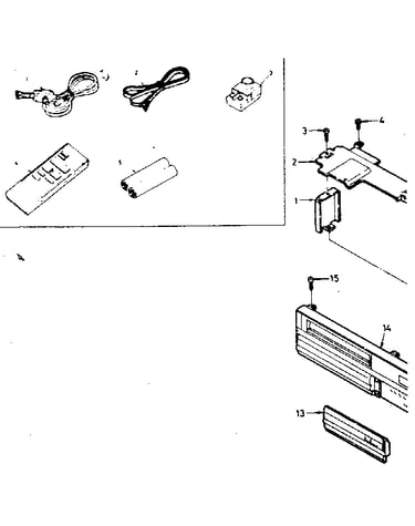 Front panel assembly and accessories