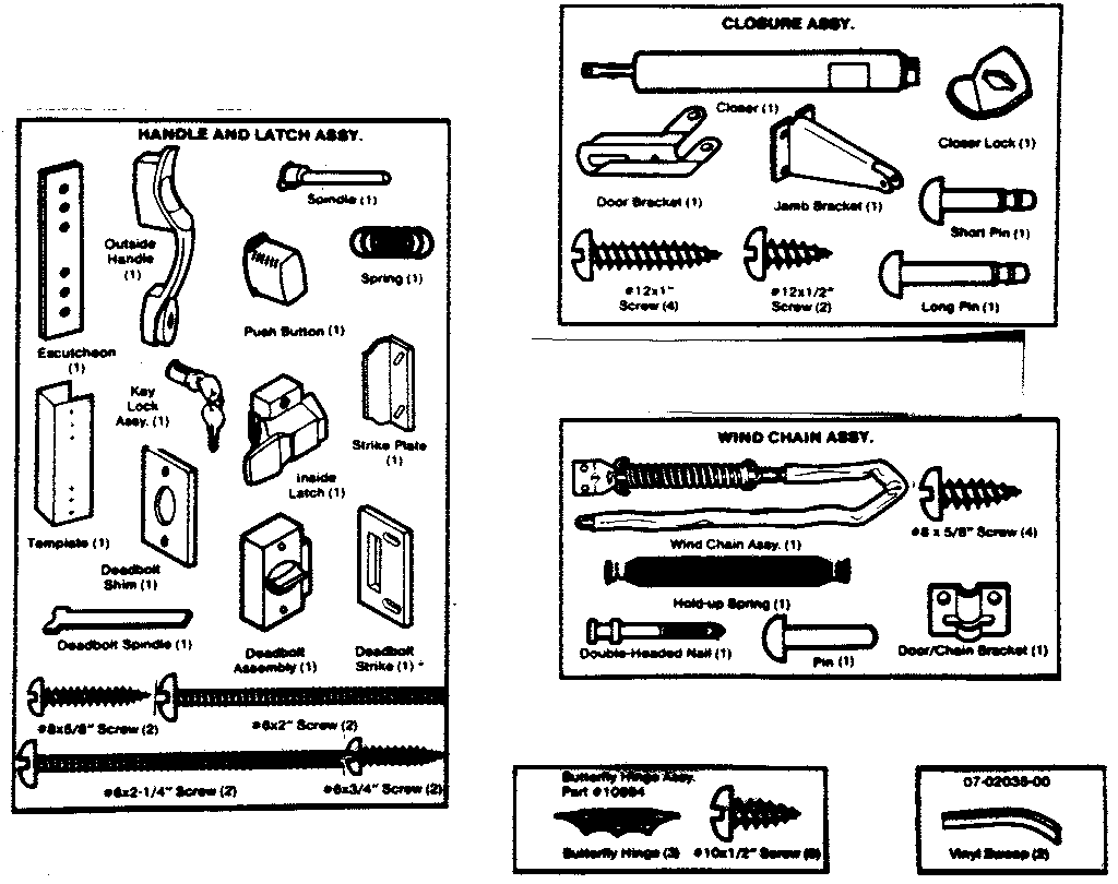 Hardware box #10317/10318