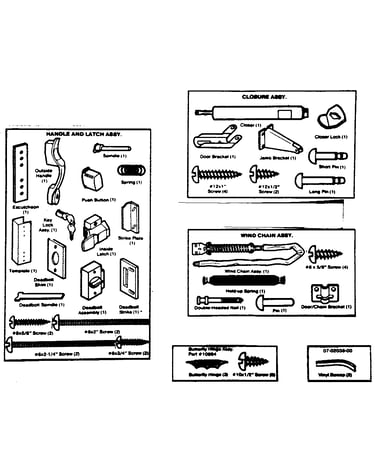Hardware box #10317/10318