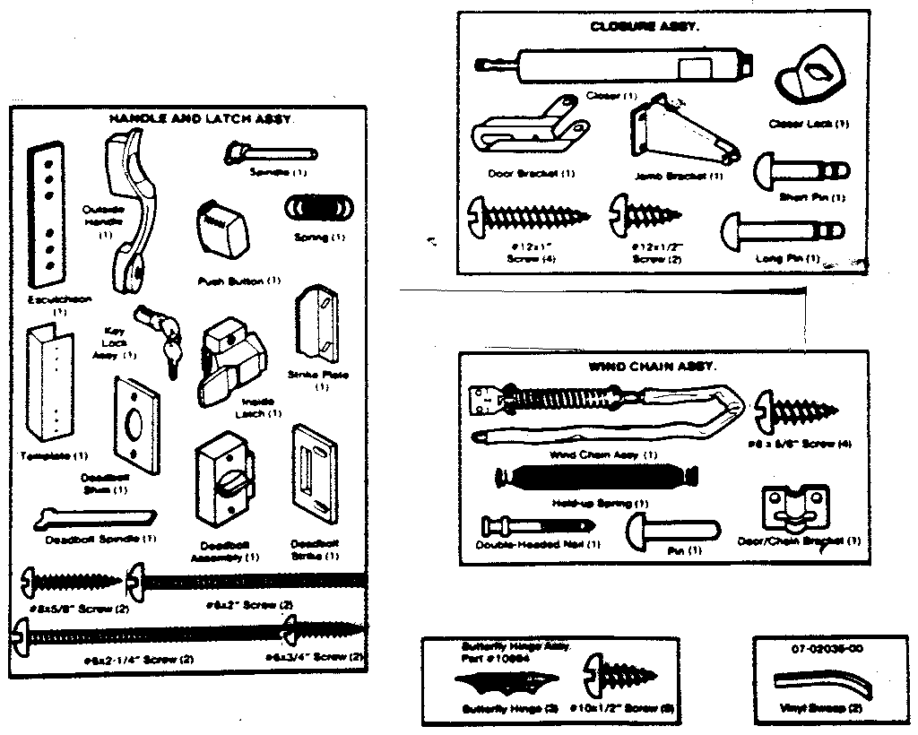 Hardware box #10317/10318