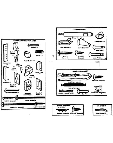 Hardware box #10317/10318