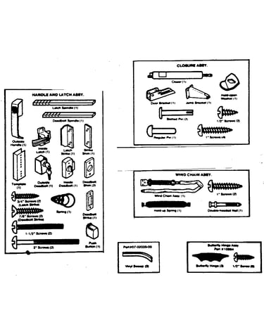 Hardware box #10319/10320