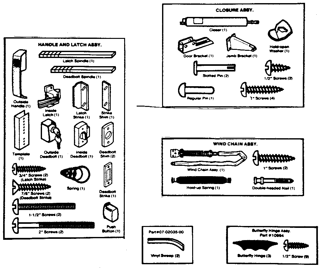 Hardware box #10319/10320