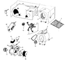 Kenmore 867741980 functional replacement parts diagram