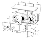 Kenmore 867741980 non-functional replacement parts diagram