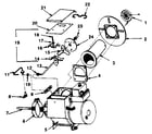 Kenmore 867741980 blower assembly diagram