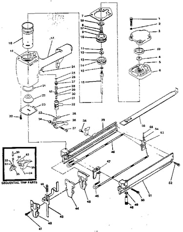 T36 nailer for t-nails & finish nails