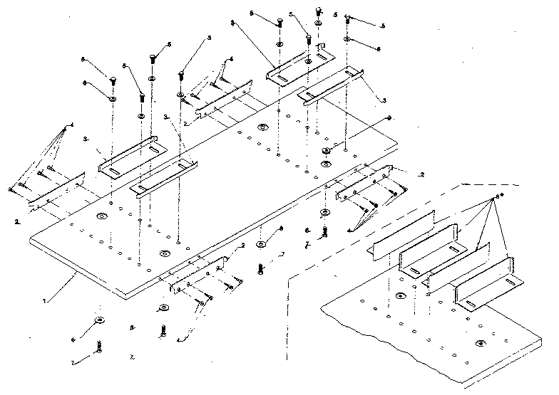 NO. 9 23324 12" BEDBOARD ATTACHMENT