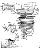 Grill and burner section