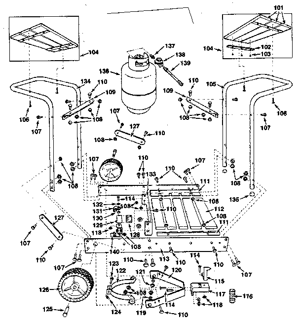 Cart for model 258.2398170