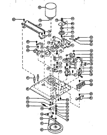 Tape mechanism chassis