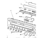 LXI 564492582150 front panel assembly diagram