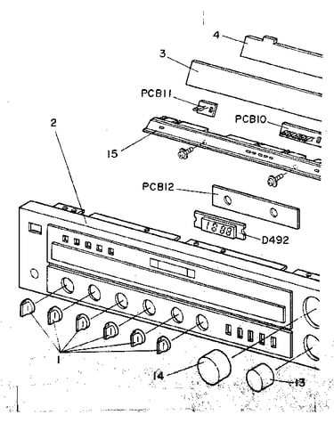 Front panel assembly