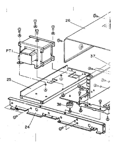 Center chassis assembly