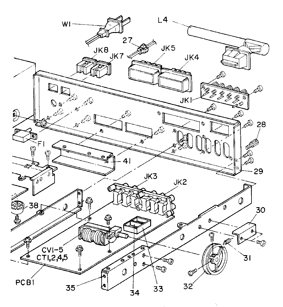 Rear chassis assembly