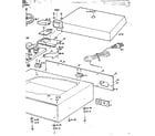 LXI 30491946150 back lid and dust cover assembly diagram