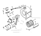 Kenmore 86776491 h-q blower assembly diagram