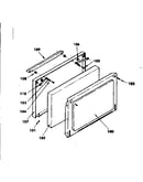 Oven door parts