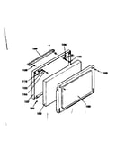 Oven door parts