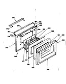 Oven door parts