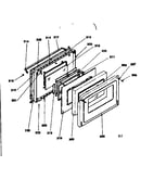Oven door parts